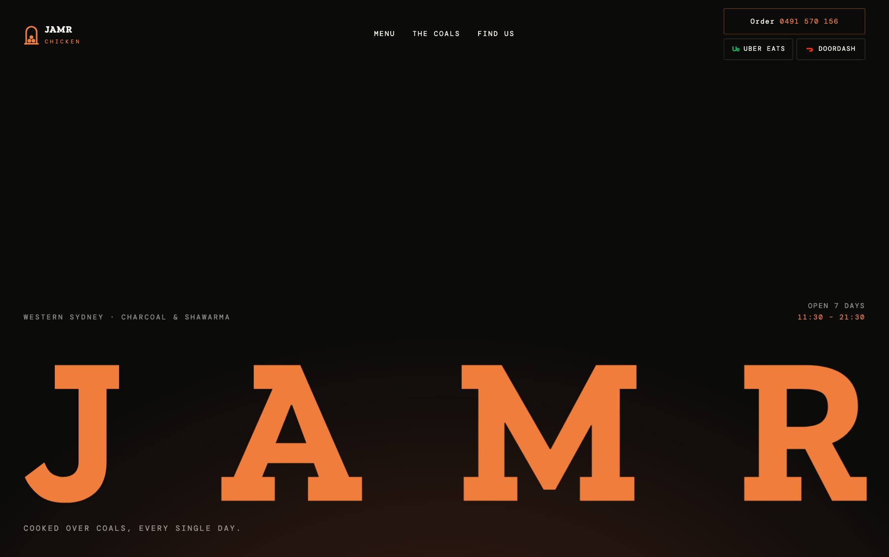 Jamr Chicken, opening frame